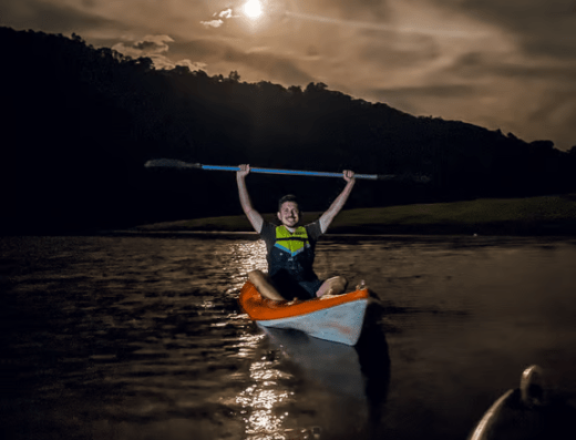 Canoagem da Lua Cheia – Biocachu