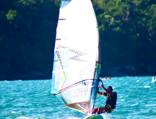 Aula de Windsurf em Florianópolis, Norte da Ilha