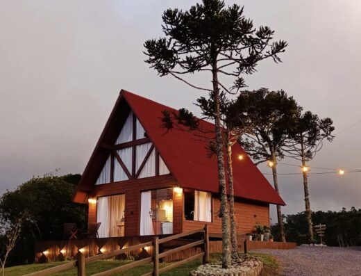 Cabana na Montanha com Hidro e Vista Incrível.